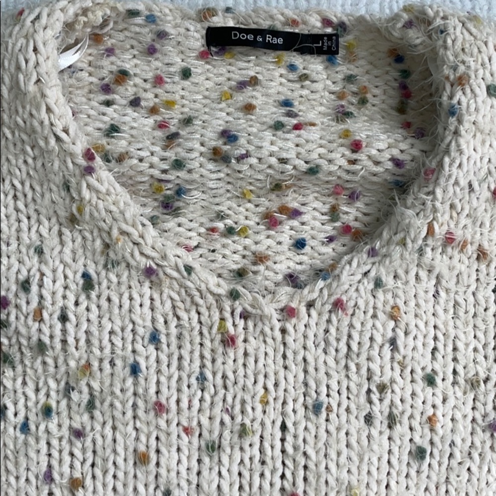 Doe & Rae Mini Pom Sweater - Picture 2 of 4